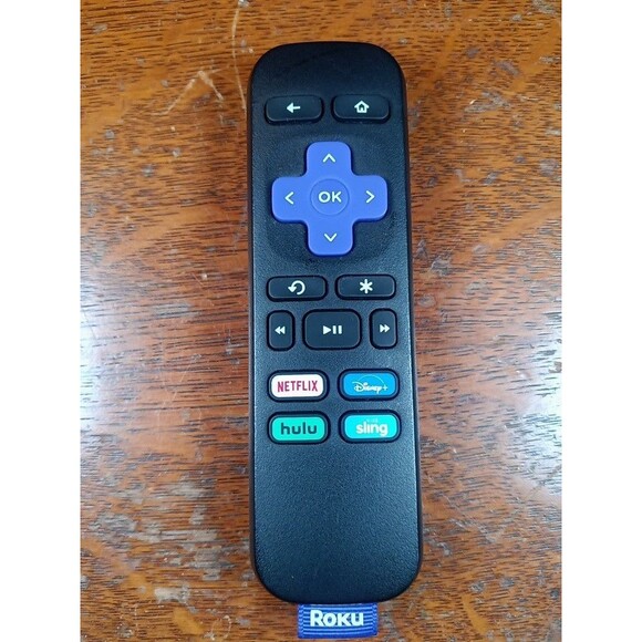 GENUINE ROKU RC-ALIR STREAMING MEDIA REMOTE - NETFLIX HULU SLING DISNEY+ - Picture 1 of 3